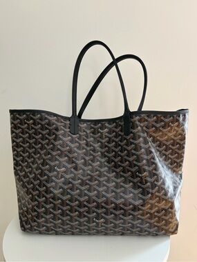 Goyard Saint-Louis PM Black Tote Bag